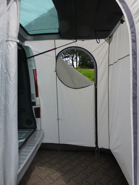 Tenda posteriore Vertic per Trafic, non necessita di pali 