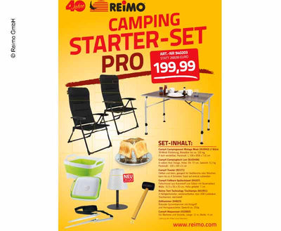 Camping Starter Set "Pro" für 2 Personen