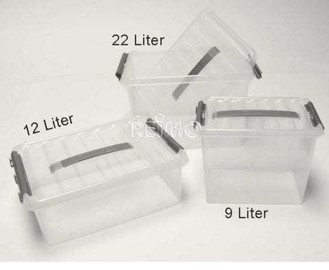 Boîte de rangement Q-line Box 9L, transparente
