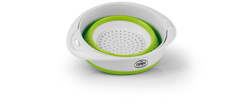Camp4 Ciotola e colino in silicone - Bianco/Lime