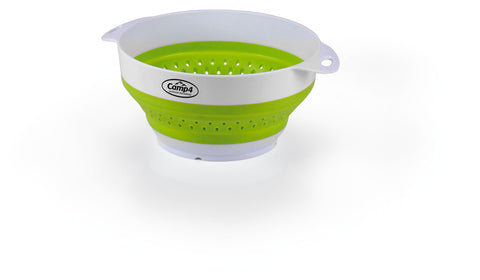 Camp4 Ciotola e colino in silicone - Bianco/Lime