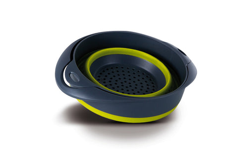 Camp4 Ciotola e setaccio in silicone - Antracite/Lime