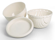 Salatschleuder, 3-in-1, weiss
