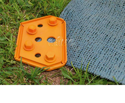 Ensemble de 4 assiettes Peggy Peg Uni