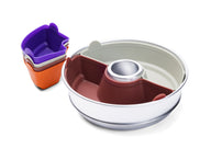 Moules en silicone OMNIA - Lot de 6 pièces