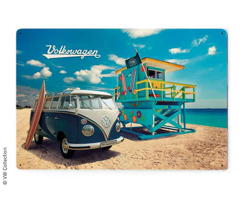VW Coll. Cartello metallico T1