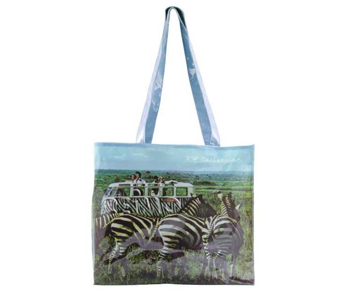 VWCollection T1 Bulli Bus Shopper - Tasche PVC - Safari