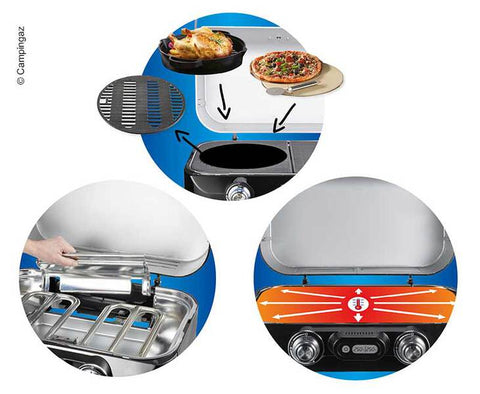 Barbecue da tavolo Campingaz ATTITUDE 2100 EX, 30 mbar, 5 kW, accensione InstaStart