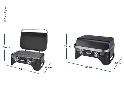 Barbecue da tavolo Campingaz ATTITUDE 2100 EX, 30 mbar, 5 kW, accensione InstaStart