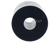 Entretoise ronde noire en PA, H28mm x 24mm, trou au milieu 8,4mm