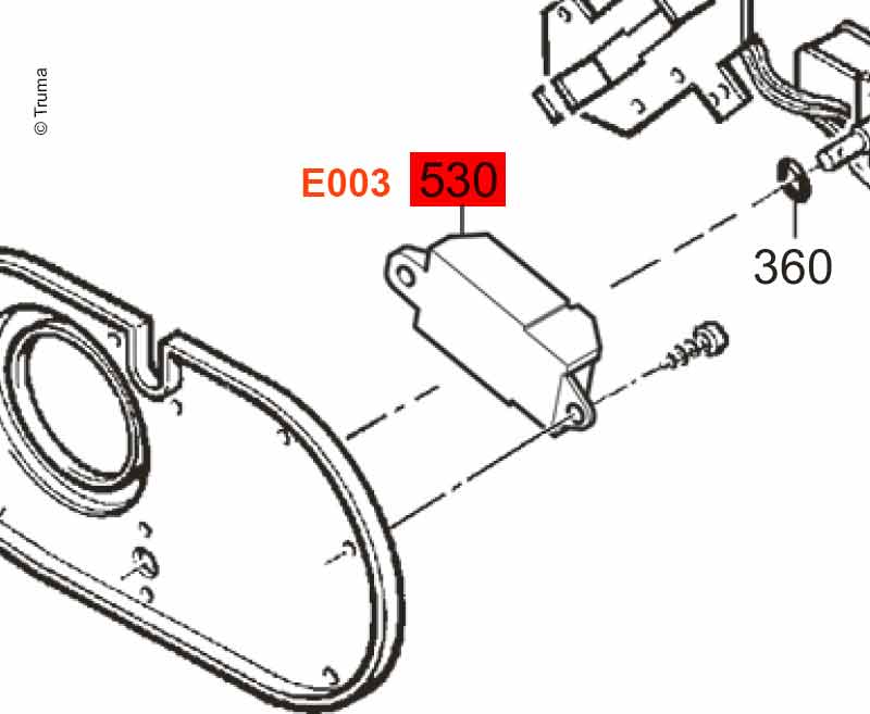 Truma Ersatzteil: Zünder 12V f. E2400/E4000