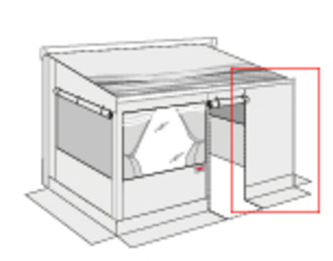 façade de remplacement 100cm
