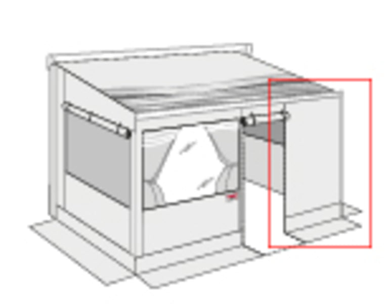 Ersatzfrontwand 100cm