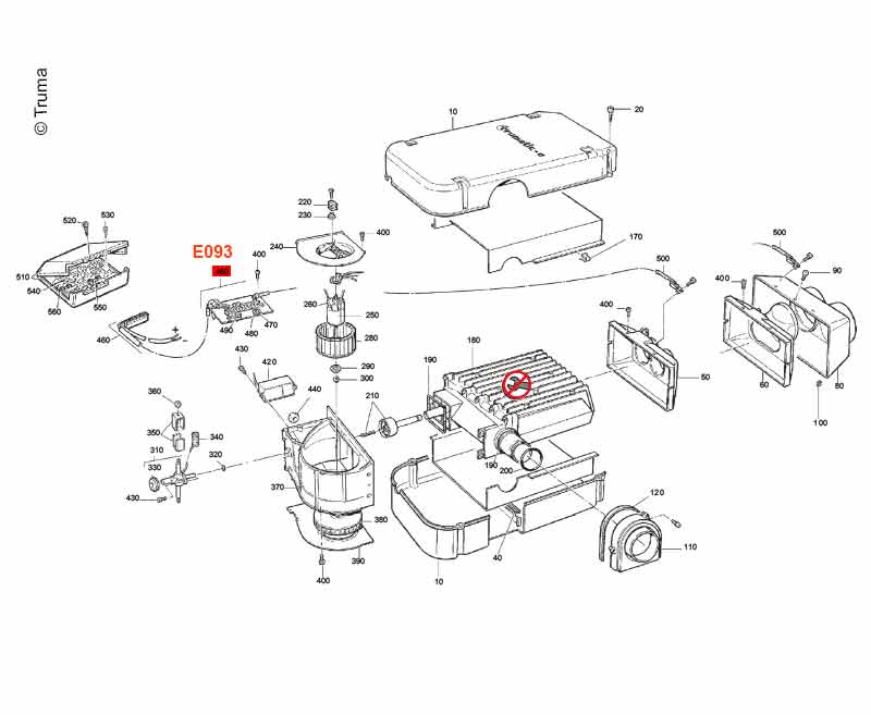 Kabelbaum E 4000, 12 V