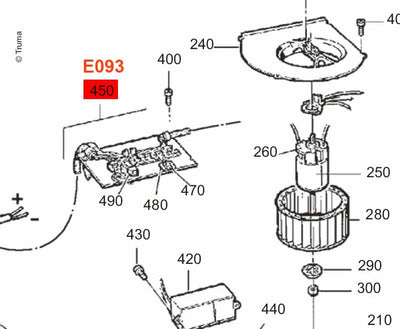 Kabelbaum E 4000, 12 V