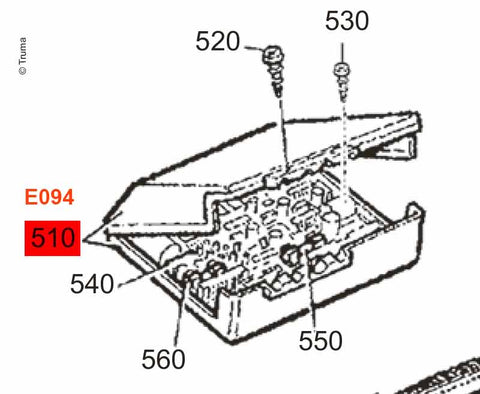 Boîtier électronique cpl.