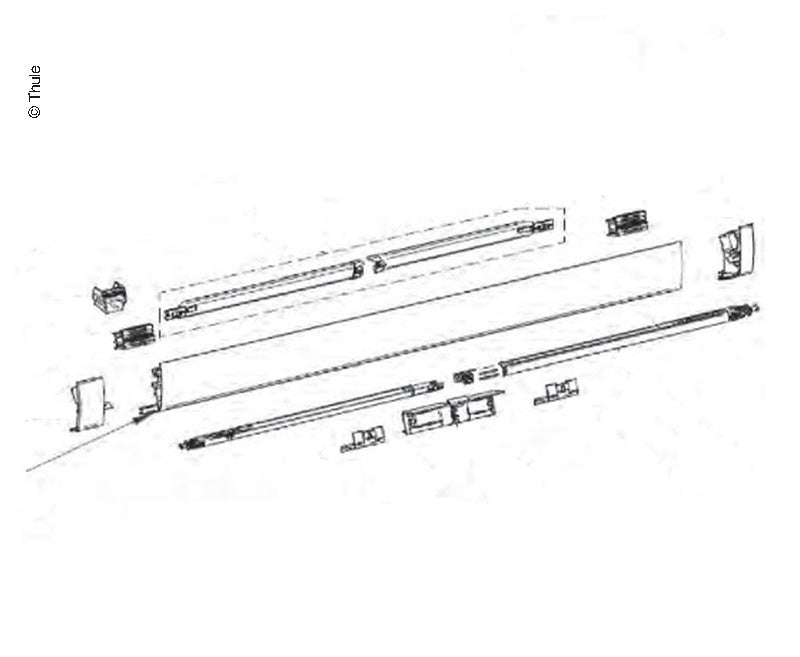 Frontblende 5200 3,0m wei