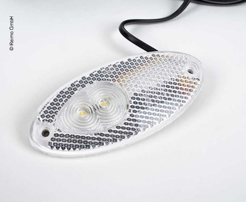 Feu réflecteur à LED Hella, transparent