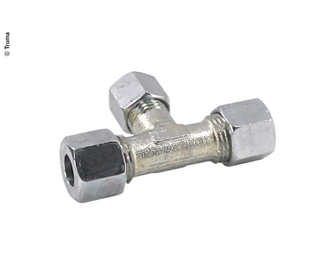 Raccordo a vite di riduzione a T 10 x 8 x 10 mm