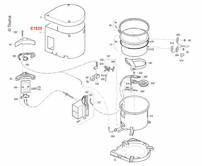 Mantel für Boiler 14Liter