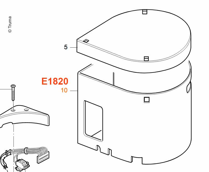 Mantel für Boiler 14Liter