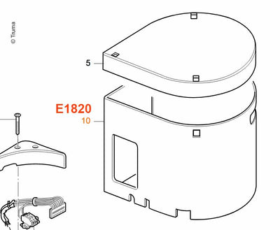 Mantel für Boiler 14Liter