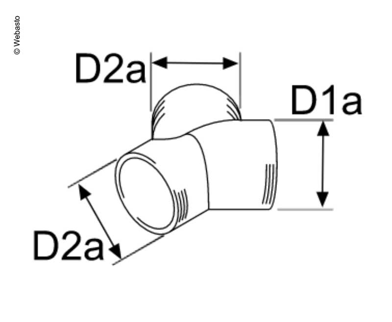 Y-Stück Verteiler80/60/60