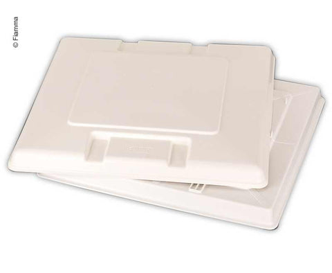Cofano tetto in vetro di ricambio bianco Vent 50 x 50