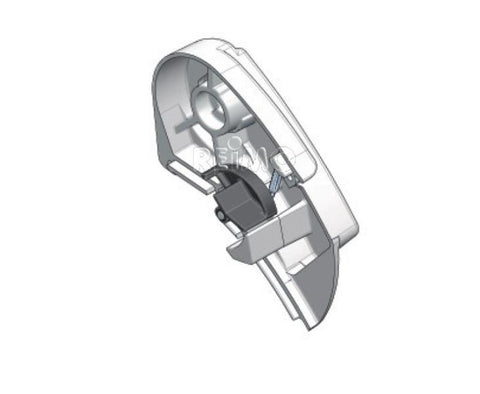 Terminale P600 destro argento