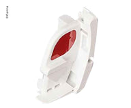 Cache de façade gauche Fiamma, blanc polaire – pour F45 S, ZIP, pièce de rechange d'origine 98655-556