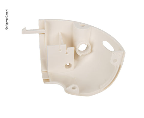 palier/embout droit blanc crème RAL9001