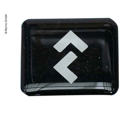 Targa con logo Dometic nera