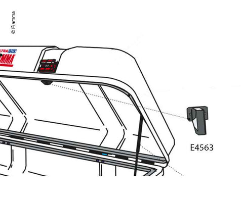 Coperchio serratura Ultra-Box destro
