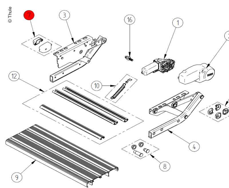 Endkappe Single Step V10