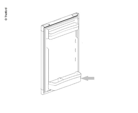 Door bin flat wide