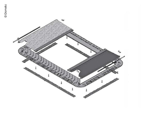 Telaio interno Heki2 cpl.cre