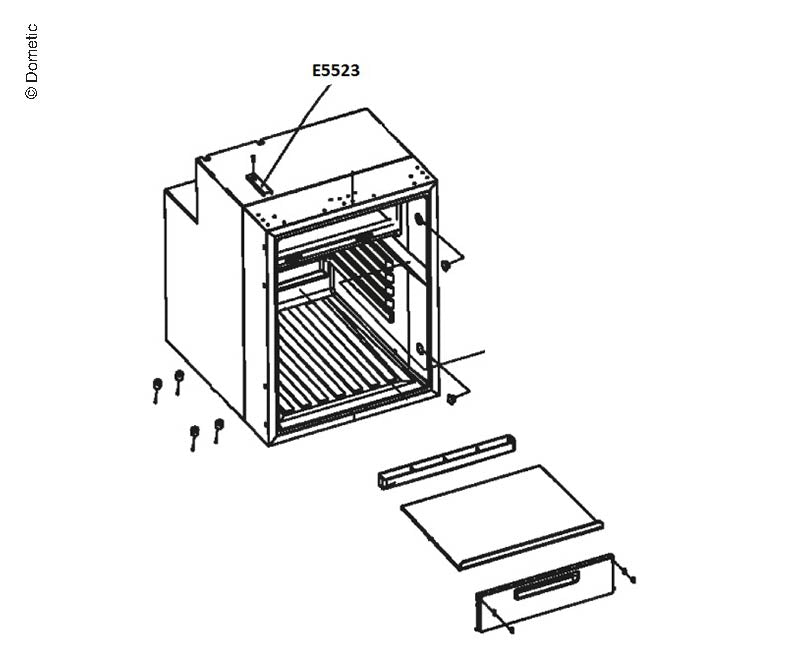 Wasserbehälter/Abtropfschale für Kühlschrank 711232