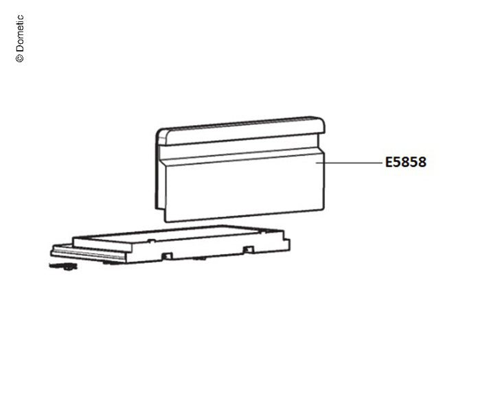 Gefrierfachklappe L=389mm