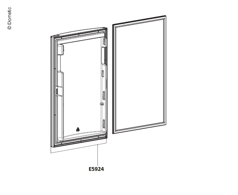 Dekorplatte silber RM8501