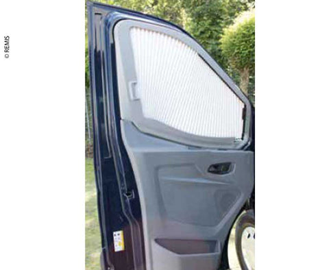 Store enrouleur de vitre latérale gauche Ford Transit de 2014 gris