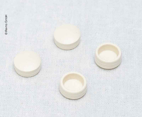 Coprimaniglia per maniglia interna 4 pezzi bianco crema