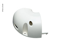 Cuscinetto/terminale sinistro bianco crema RAL9001