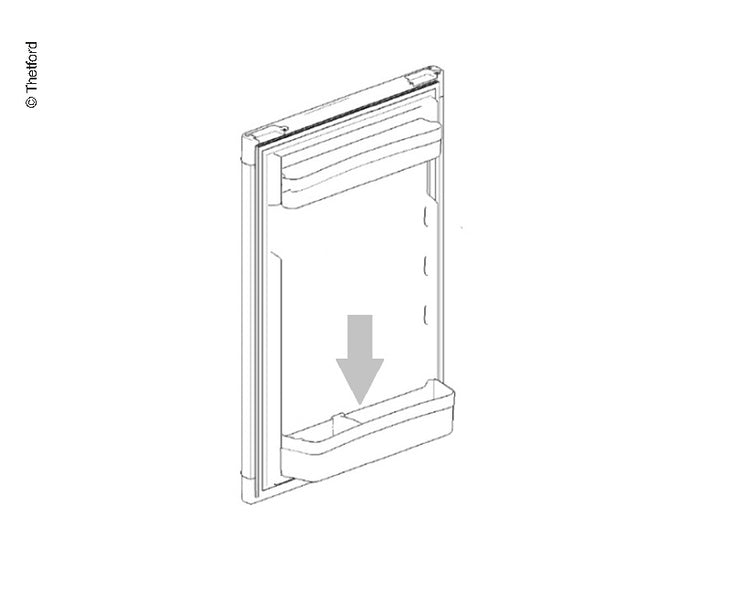 Kühlschranktürfach weiß