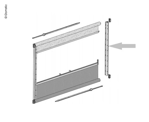 Guida di scorrimento 500mm 2 pezzi