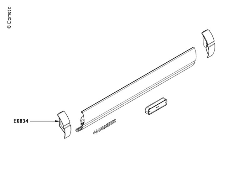 Endcap Leadrail PR4500 li