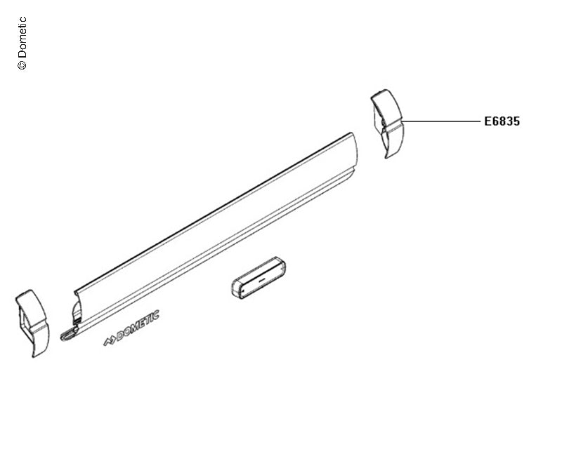 Endcap Leadrail PR4500 re