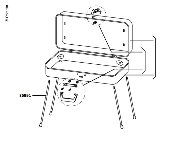 Standrohr f.Grill 760622