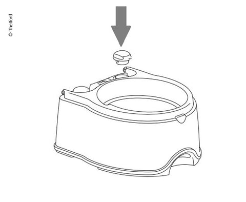Waterfill cap signalwhite