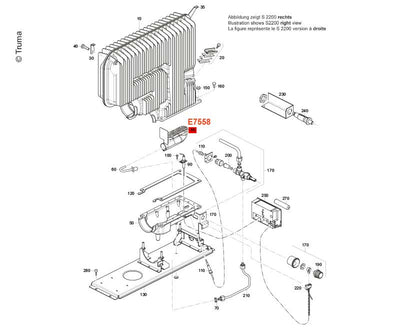 Schalenbrenner S 2200 (P), 30/50 mbar