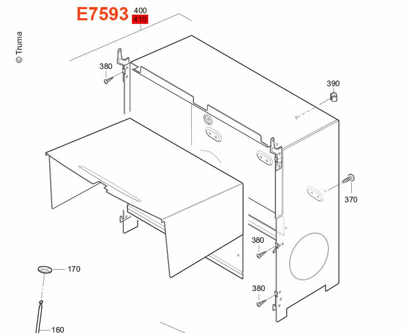 Einbaukasten kpl.2Gehäuse